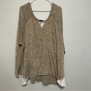 Lane Bryant Lace Long Sleeve Blouse​​​​​